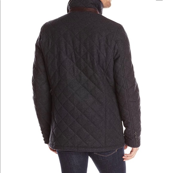 Vince Camuto Men’s Wool Lux Quilted Jacket - Picture 2 of 5